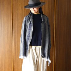 画像3: Crescendo Yonezawa カシミヤウール斜子ストール (3)