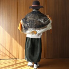 画像7: Crescendo Yonezawa ウールコットンニット黒山羊 (7)
