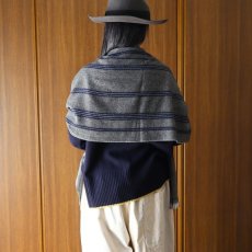 画像4: Crescendo Yonezawa カシミヤウール斜子ストール (4)