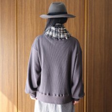 画像8: Crescendo Yonezawa ウールスラブ絣ニードルマフラー (8)