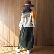 画像9: Crescendo Yonezawa ウールコットンニット黒山羊 (9)