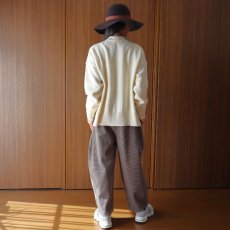 画像12: NARU FACTORY エアーヤーンコットン ちょこんとプードルコモドニット (12)