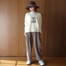 画像10: NARU FACTORY エアーヤーンコットン ちょこんとプードルコモドニット (10)