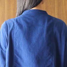 画像6: ista-ire 細畝コーデュロイ脇ギャザーブラウス (6)