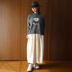 画像23: NARU FACTORY エアーヤーンコットン ちょこんとプードルコモドニット (23)
