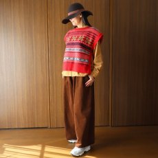画像28: ista-ire 細畝コーデュロイ脇ギャザーブラウス (28)