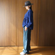 画像10: ista-ire 細畝コーデュロイ脇ギャザーブラウス (10)