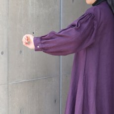 画像8: 08Mab 14番手リネン多ボタン比翼チュニック (8)