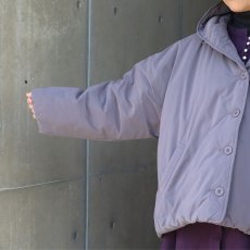 画像11: ista-ire ピーチ起毛中綿フードショートコート (11)
