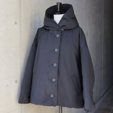 画像19: ista-ire ピーチ起毛中綿フードショートコート (19)