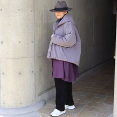 画像9: ista-ire ピーチ起毛中綿フードショートコート (9)