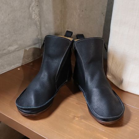 画像1: 【08Mab】ファスナー付きブーツ (1)