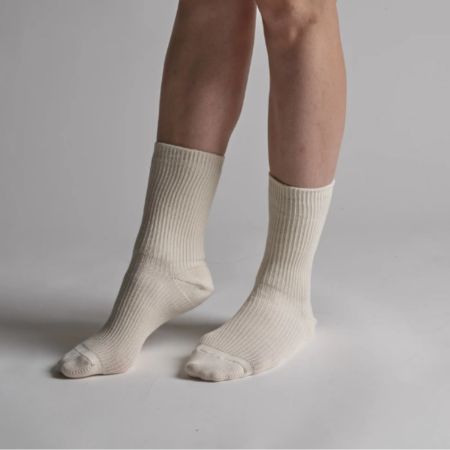 画像1: 【lesbutte】コットンゆるリブソックス (1)